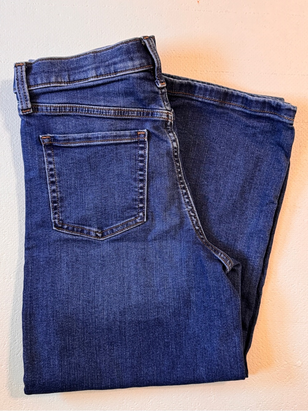 Banana Republic Women's Dark Blue Wide Leg Jeans Women’s 27 Tall